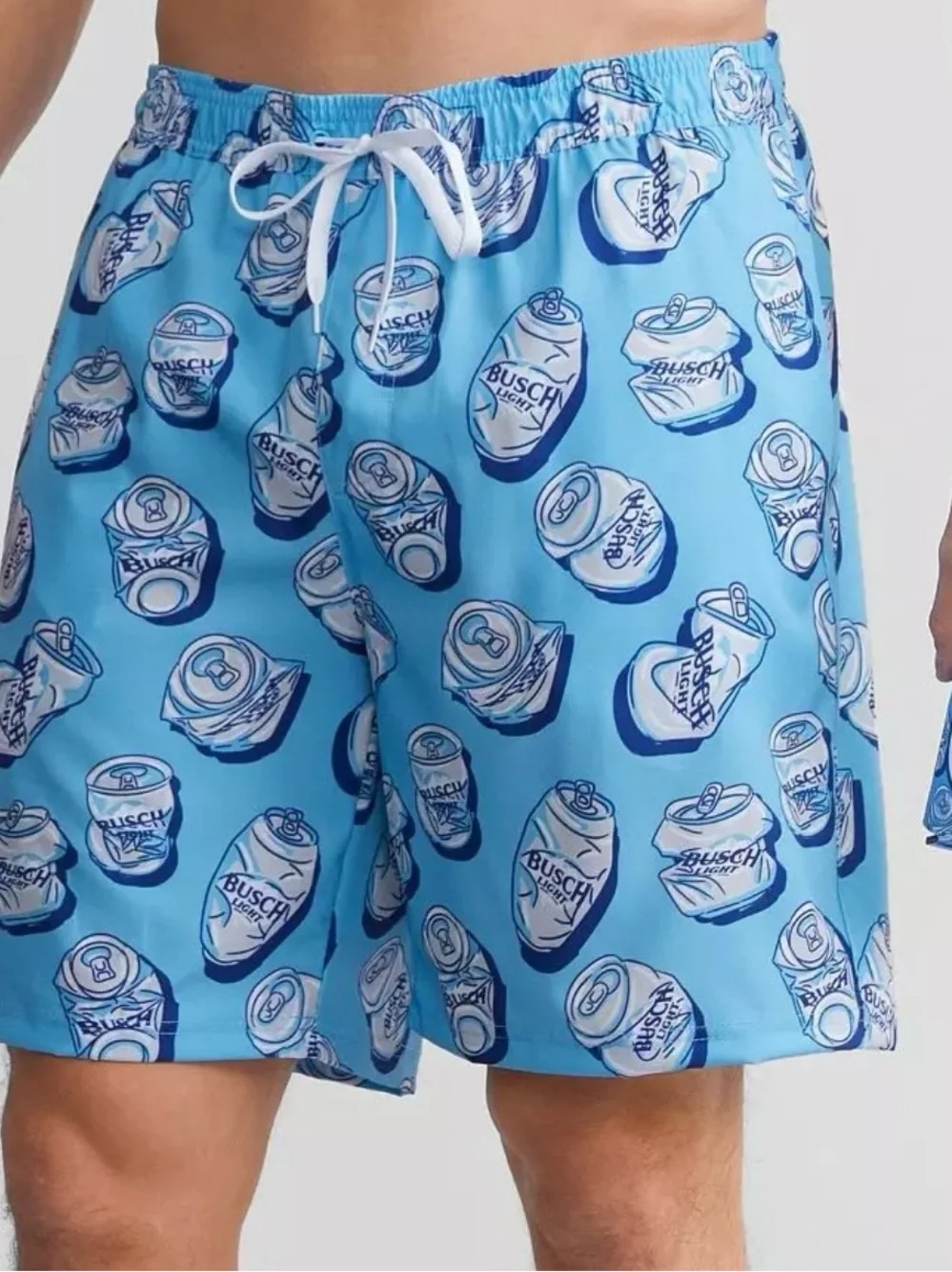 Tipsy Elves Bush Light Swim Trunks with Can Koozie NWT Sz L Ret $44.95 Revolve